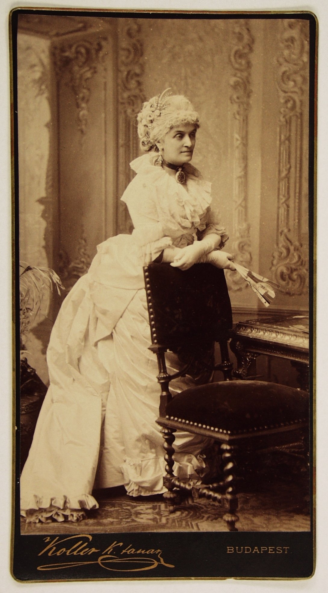  National Archives of Hungary, Festetics family archives, Countess Richárd Berchtold, Erzsébet Bánffy as a lady of the age of Louis XVI of France, 1885