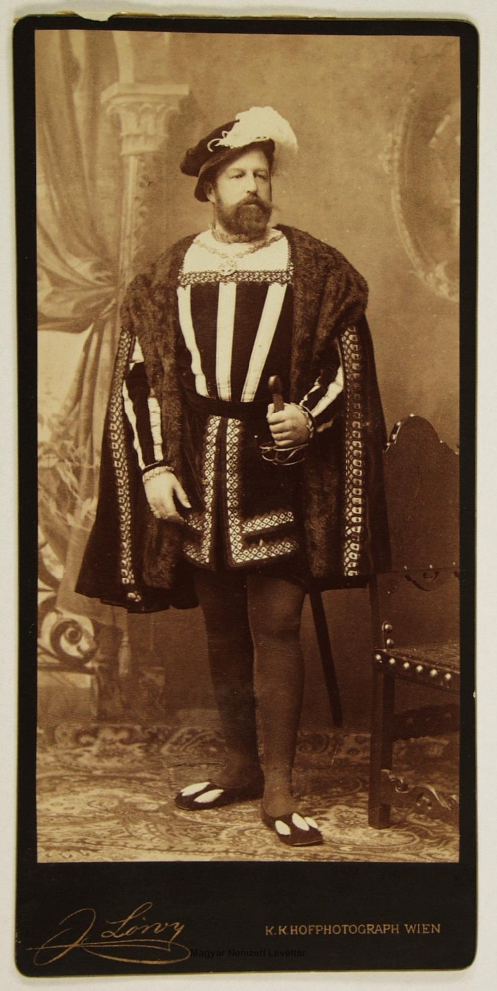  National Archives of Hungary, Festetics family archives, Prince Prince Philip of Saxe-Coburg-Gotha as a saxon elector, 1885